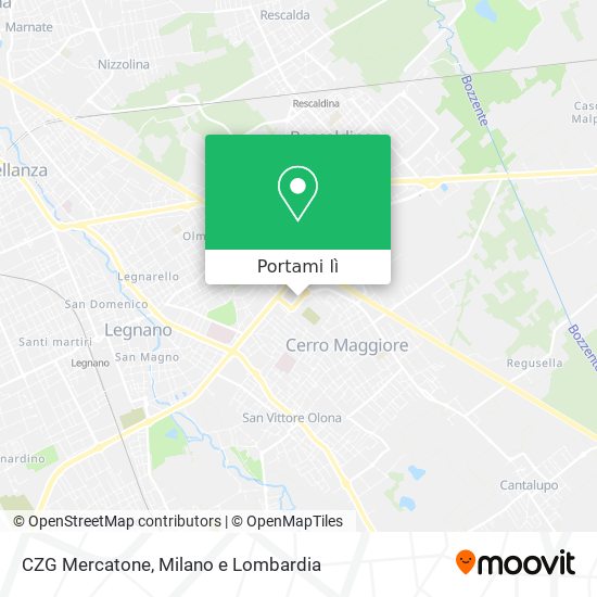 Mappa CZG Mercatone