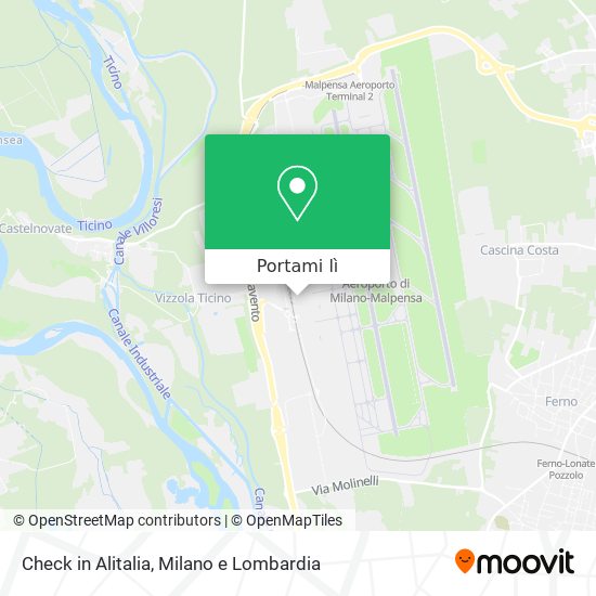 Mappa Check in Alitalia