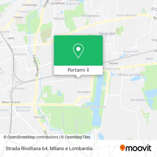 Mappa Strada Rivoltana 64