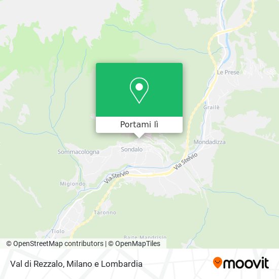 Mappa Val di Rezzalo