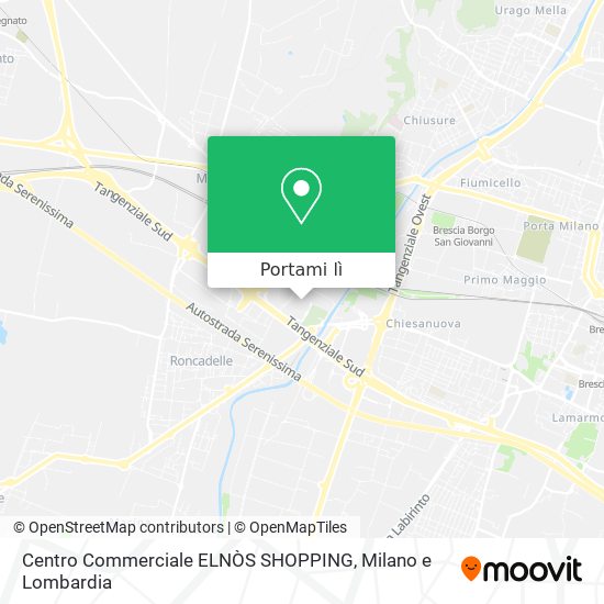 Mappa Centro Commerciale ELNÒS SHOPPING