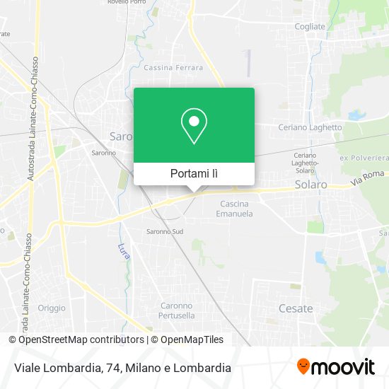 Mappa Viale Lombardia, 74
