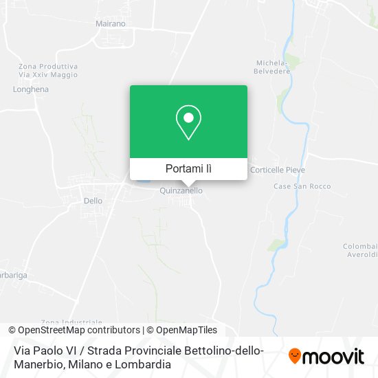 Mappa Via Paolo VI / Strada Provinciale Bettolino-dello-Manerbio