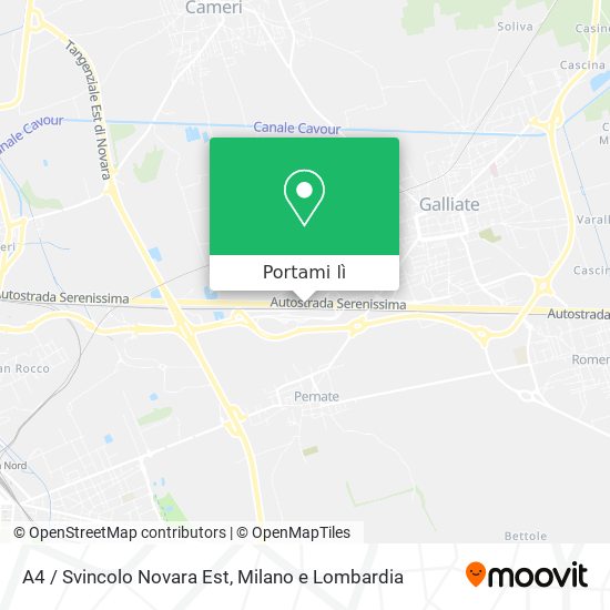 Mappa A4 / Svincolo Novara Est