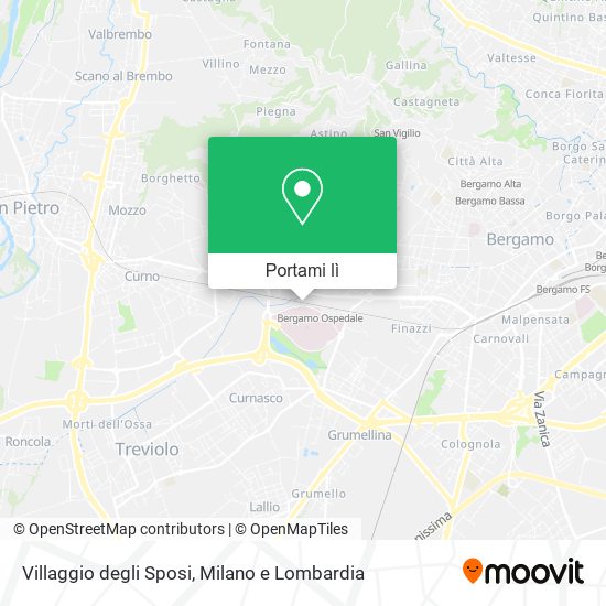 Mappa Villaggio degli Sposi