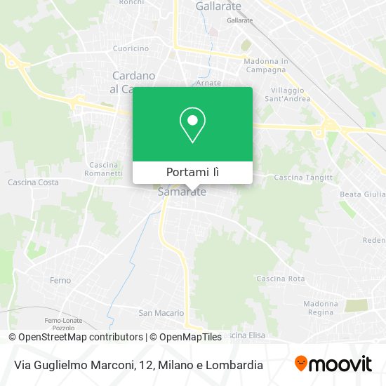 Mappa Via Guglielmo Marconi, 12