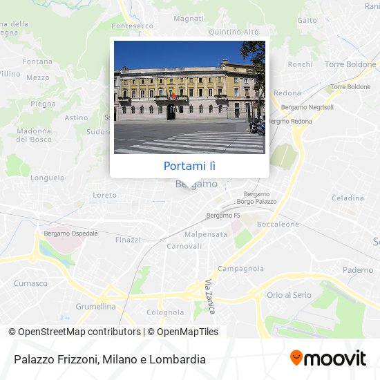 Mappa Palazzo Frizzoni
