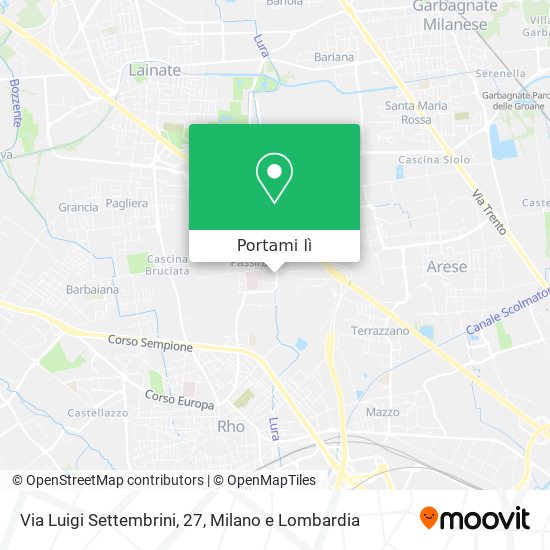Mappa Via Luigi Settembrini, 27