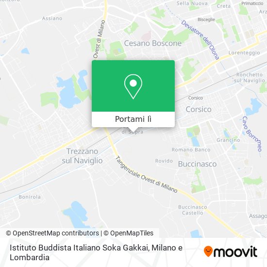 Mappa Istituto Buddista Italiano Soka Gakkai