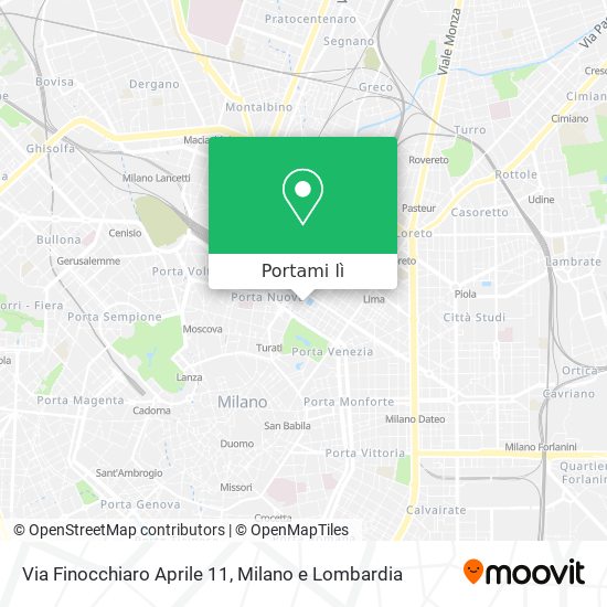 Mappa Via Finocchiaro Aprile 11