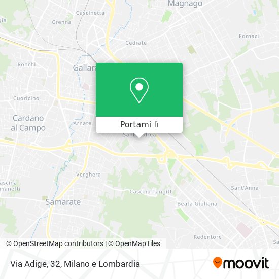 Mappa Via Adige, 32
