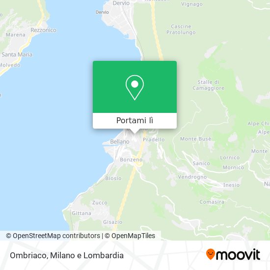 Mappa Ombriaco