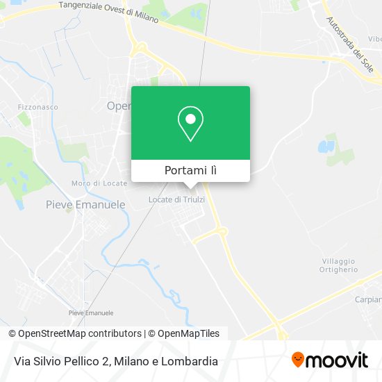 Mappa Via Silvio Pellico 2