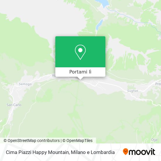 Mappa Cima Piazzi Happy Mountain