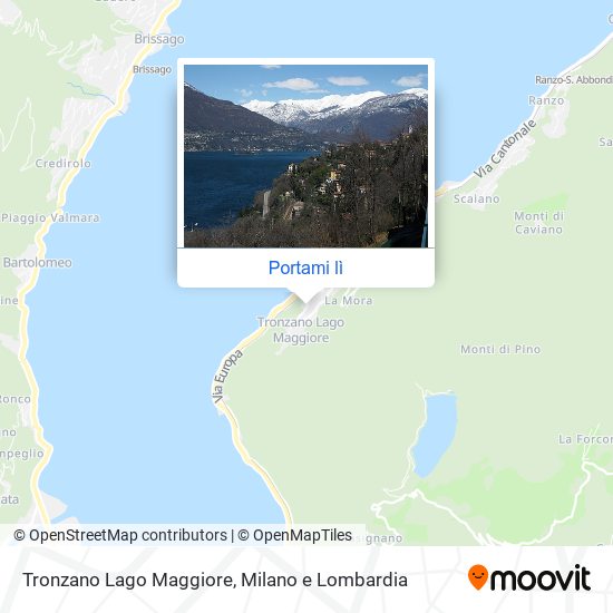 Mappa Tronzano Lago Maggiore