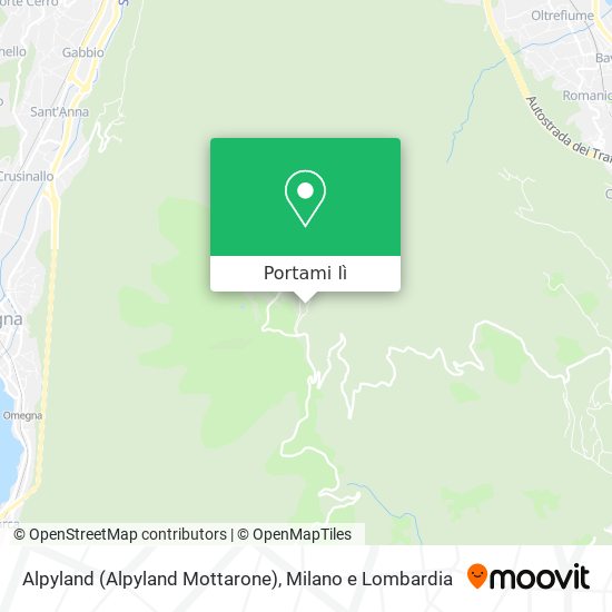 Mappa Alpyland (Alpyland Mottarone)