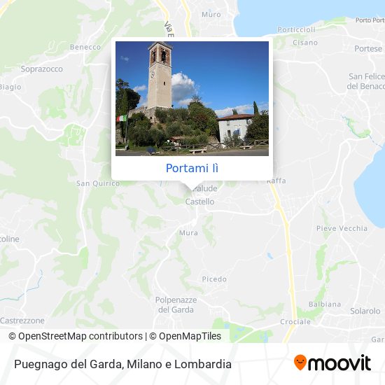 Mappa Puegnago del Garda