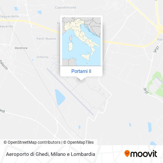 Mappa Aeroporto di Ghedi