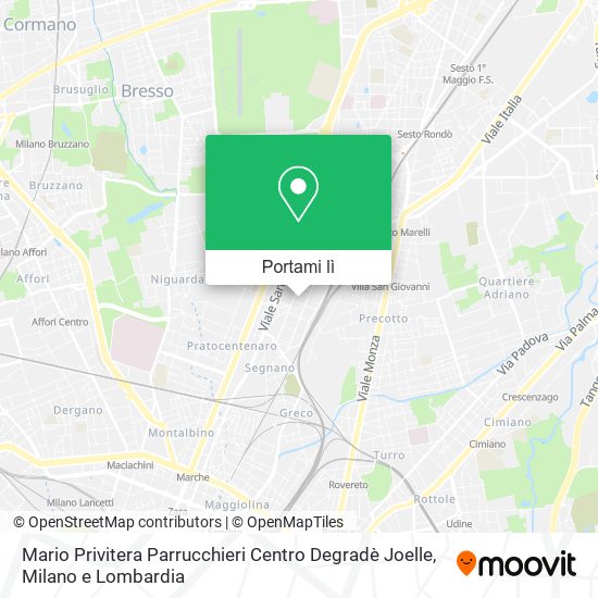 Mappa Mario Privitera Parrucchieri Centro Degradè Joelle