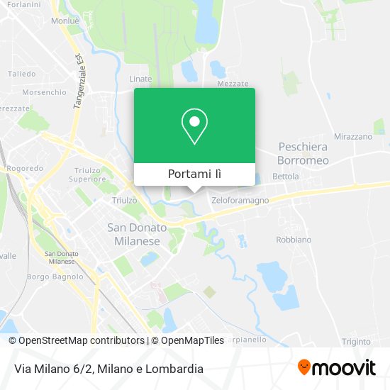 Mappa Via Milano 6/2