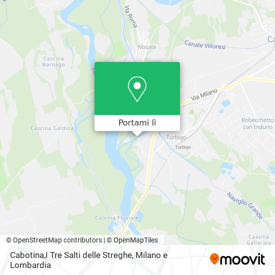Mappa Cabotina,I Tre Salti delle Streghe
