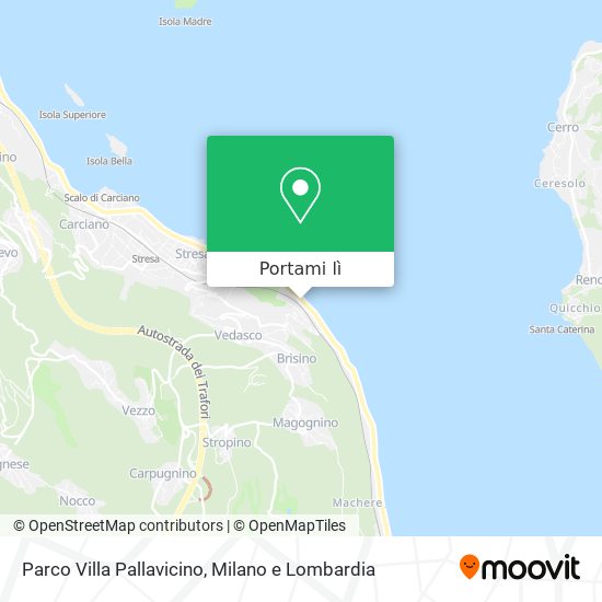 Mappa Parco Villa Pallavicino