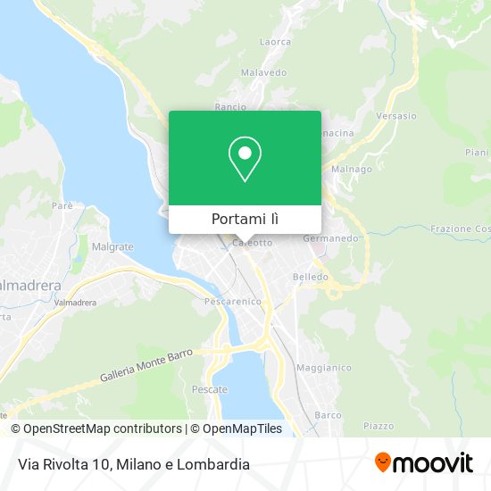 Mappa Via Rivolta 10