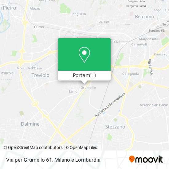 Mappa Via per Grumello 61