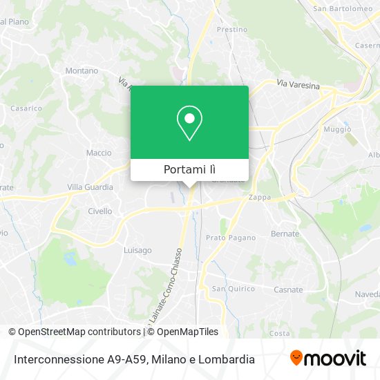 Mappa Interconnessione A9-A59