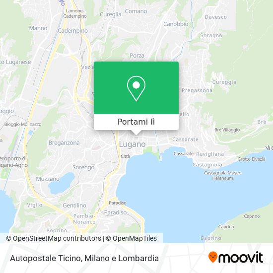 Mappa Autopostale Ticino