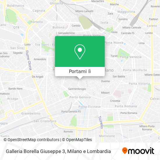 Mappa Galleria Borella Giuseppe 3