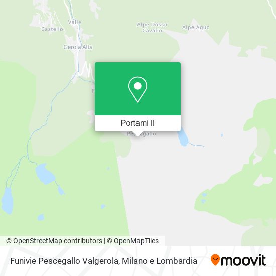 Mappa Funivie Pescegallo Valgerola