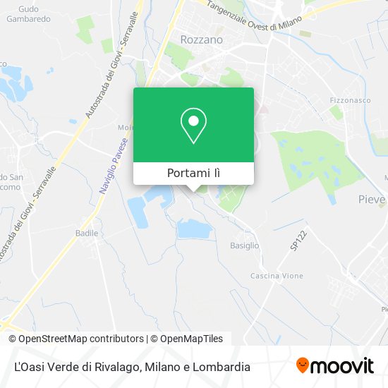 Mappa L'Oasi Verde di Rivalago