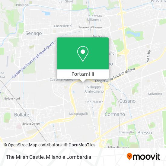 Mappa The Milan Castle