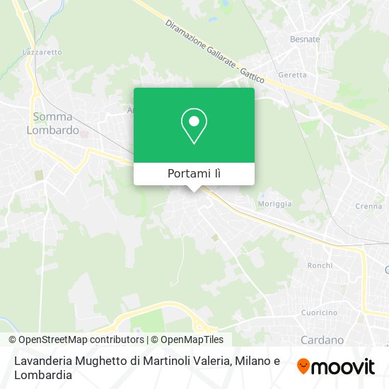 Mappa Lavanderia Mughetto di Martinoli Valeria