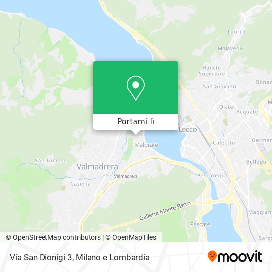 Mappa Via San Dionigi 3