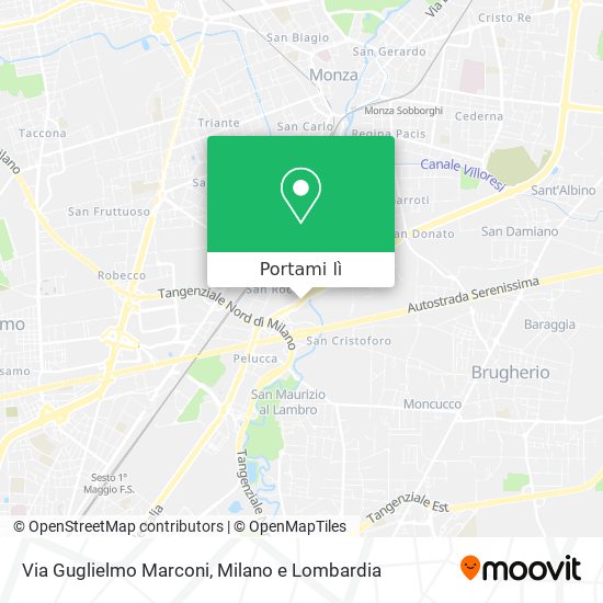 Mappa Via Guglielmo Marconi