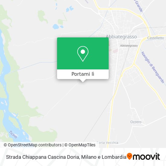 Mappa Strada Chiappana Cascina Doria