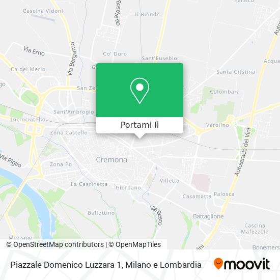 Mappa Piazzale Domenico Luzzara 1