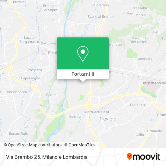 Mappa Via Brembo 25