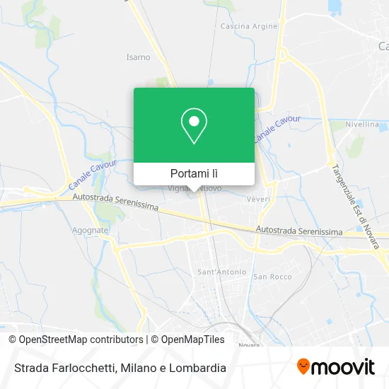 Mappa Strada Farlocchetti