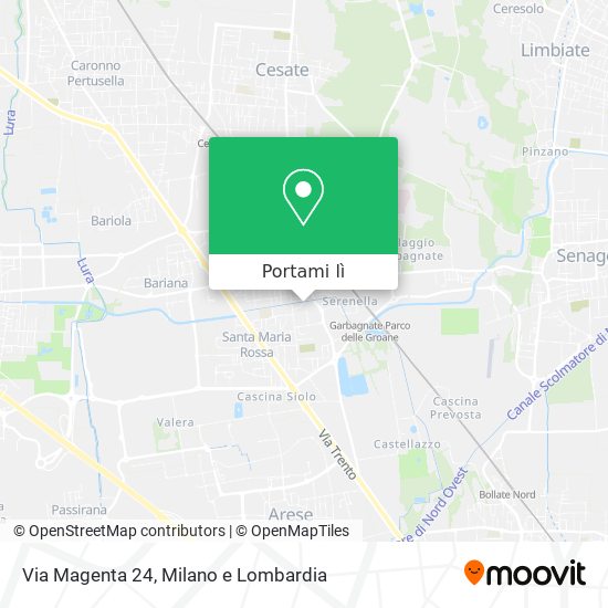 Mappa Via Magenta 24
