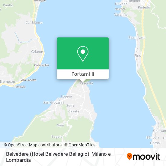 Mappa Belvedere (Hotel Belvedere Bellagio)