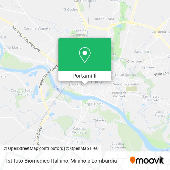 Mappa Istituto Biomedico Italiano