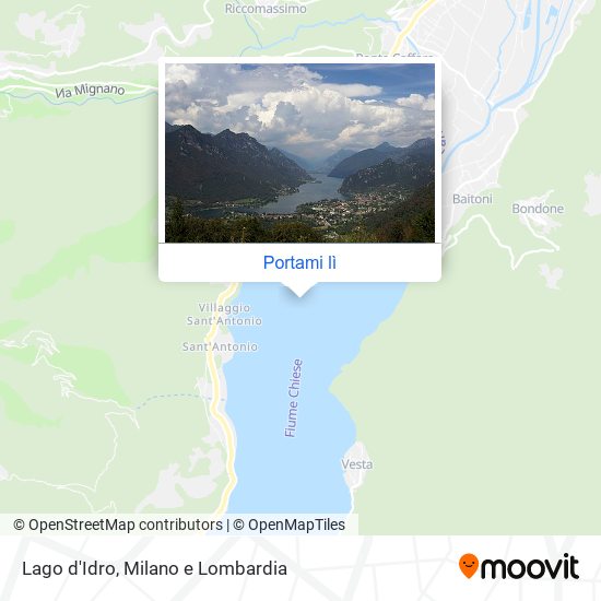 Mappa Lago d'Idro