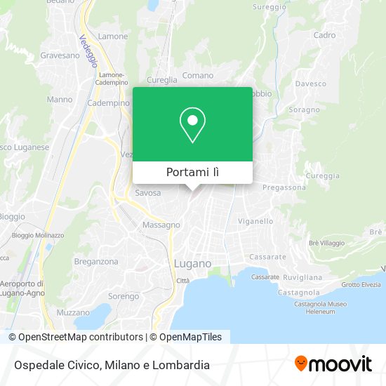 Mappa Ospedale Civico