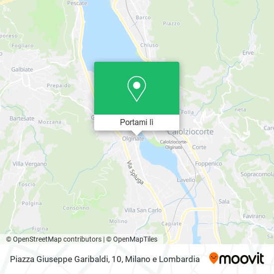 Mappa Piazza Giuseppe Garibaldi, 10