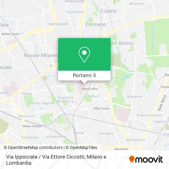 Mappa Via Ippocrate / Via Ettore Ciccotti