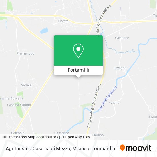 Mappa Agriturismo Cascina di Mezzo