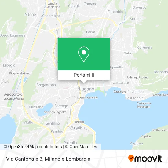 Mappa Via Cantonale 3